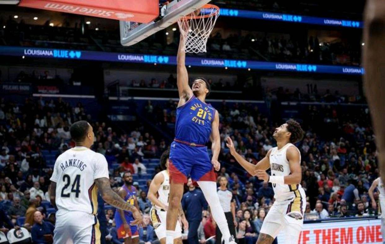 JN体育-穆雷连续五场比赛得分超过突破纪录，掘金挑战极限！的简单介绍